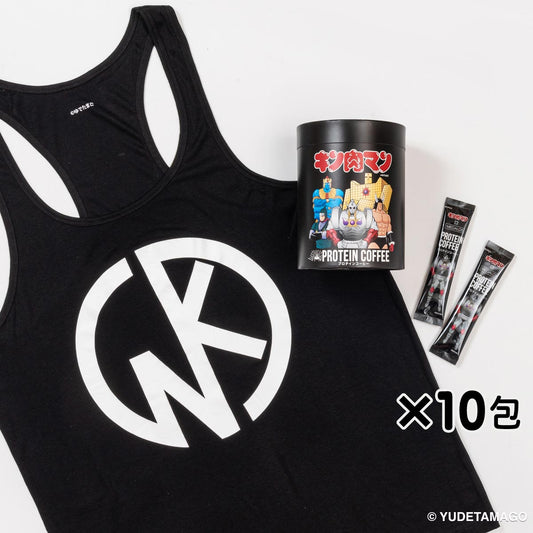 メガロス PROTEIN COFFEE キン肉マン特別パッケージ 悪魔超人Ver.(タンクトップ入り限定BOX 10包入り)