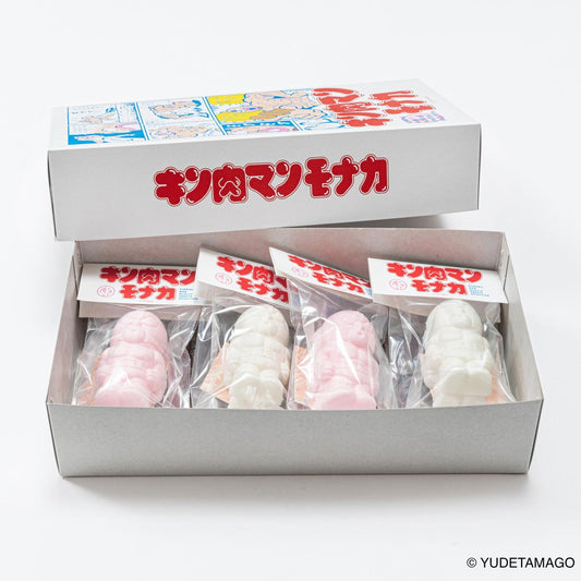 HKDSTOY「キン肉マン吉兆紅白モナカ 粒あん」4個入(餡セパレートタイプ)