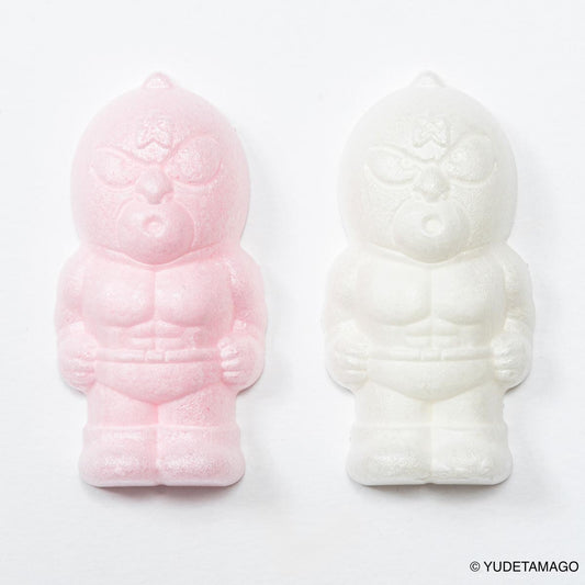 HKDSTOY「キン肉マン吉兆紅白モナカ 粒あん」4個入(餡セパレートタイプ)