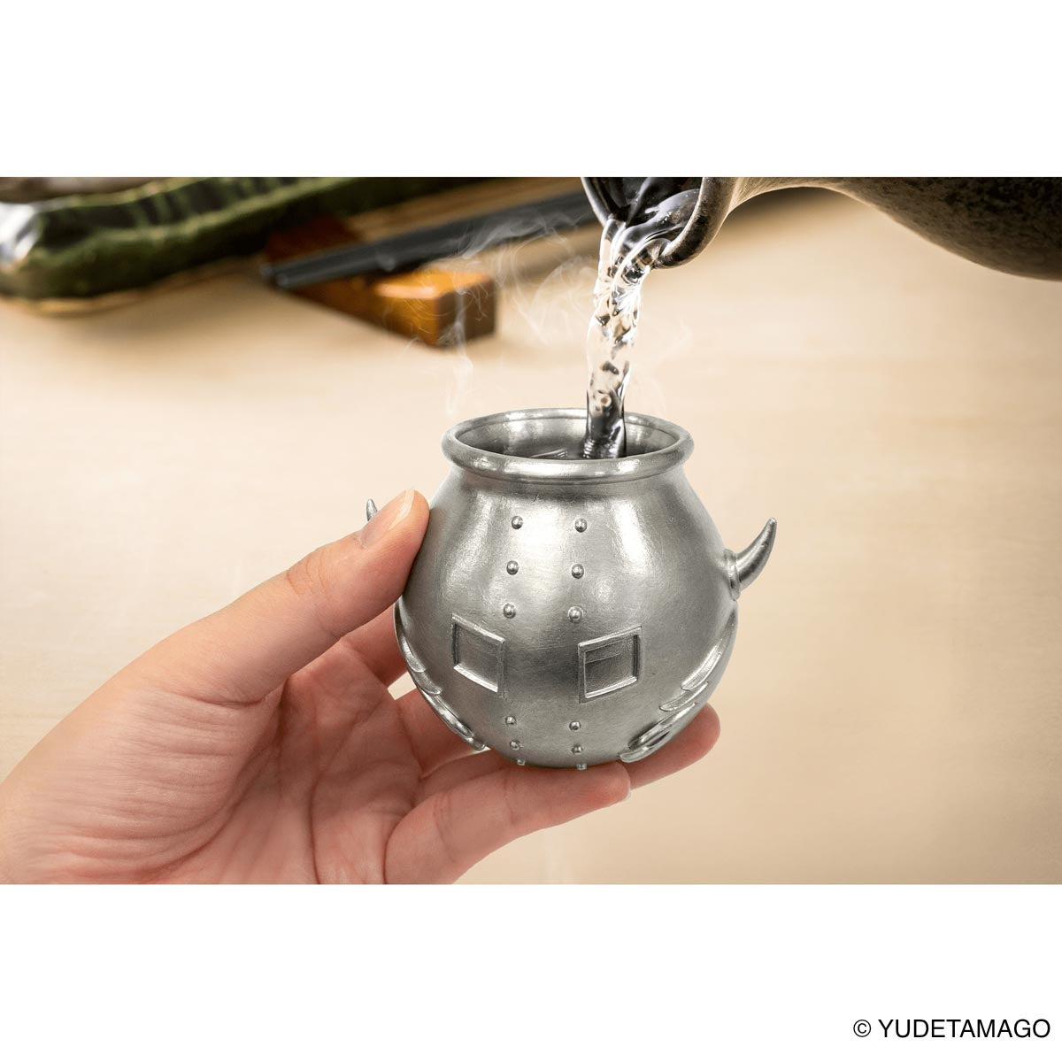 悪魔将軍型ぐい呑み 鬼出しの釜