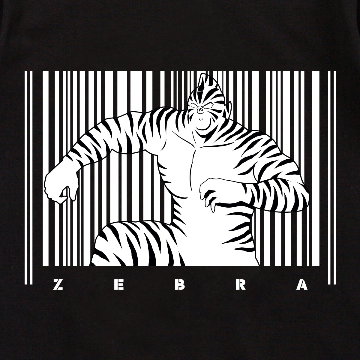 KMC ゼブラバーコード Tシャツ