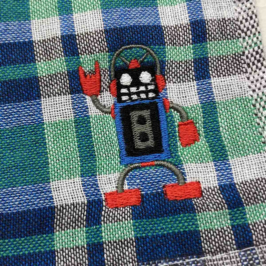 KMC ステカセキング 刺繍タオルハンカチ