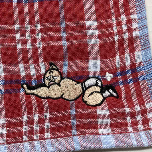 KMC スグルパトロール 刺繍タオルハンカチ