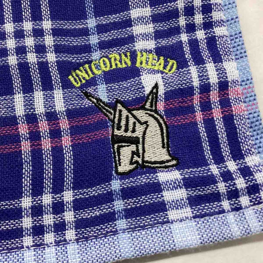 KMC ユニコーンヘッド 刺繍タオルハンカチ