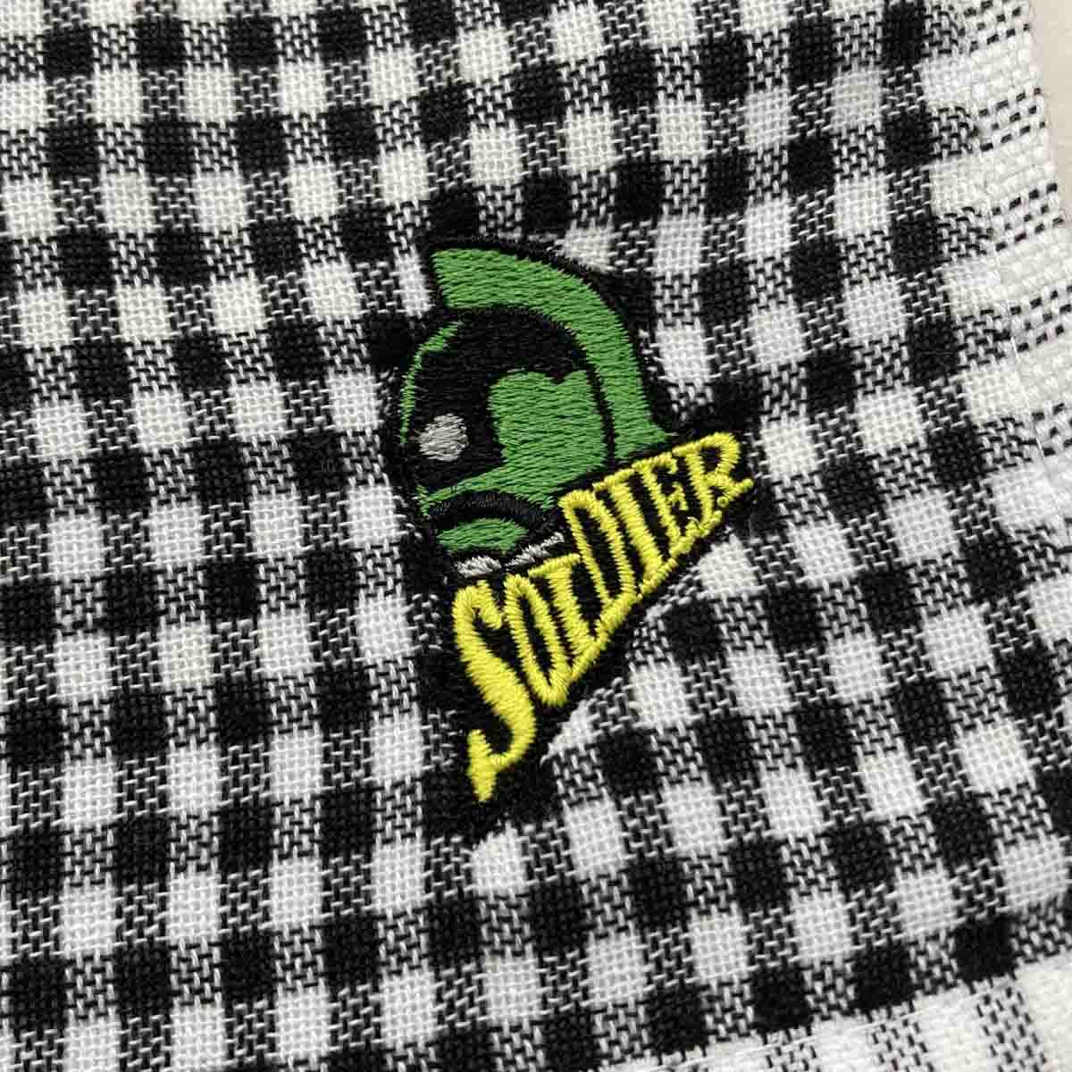 KMC キン肉マンソルジャー 刺繍タオルハンカチ