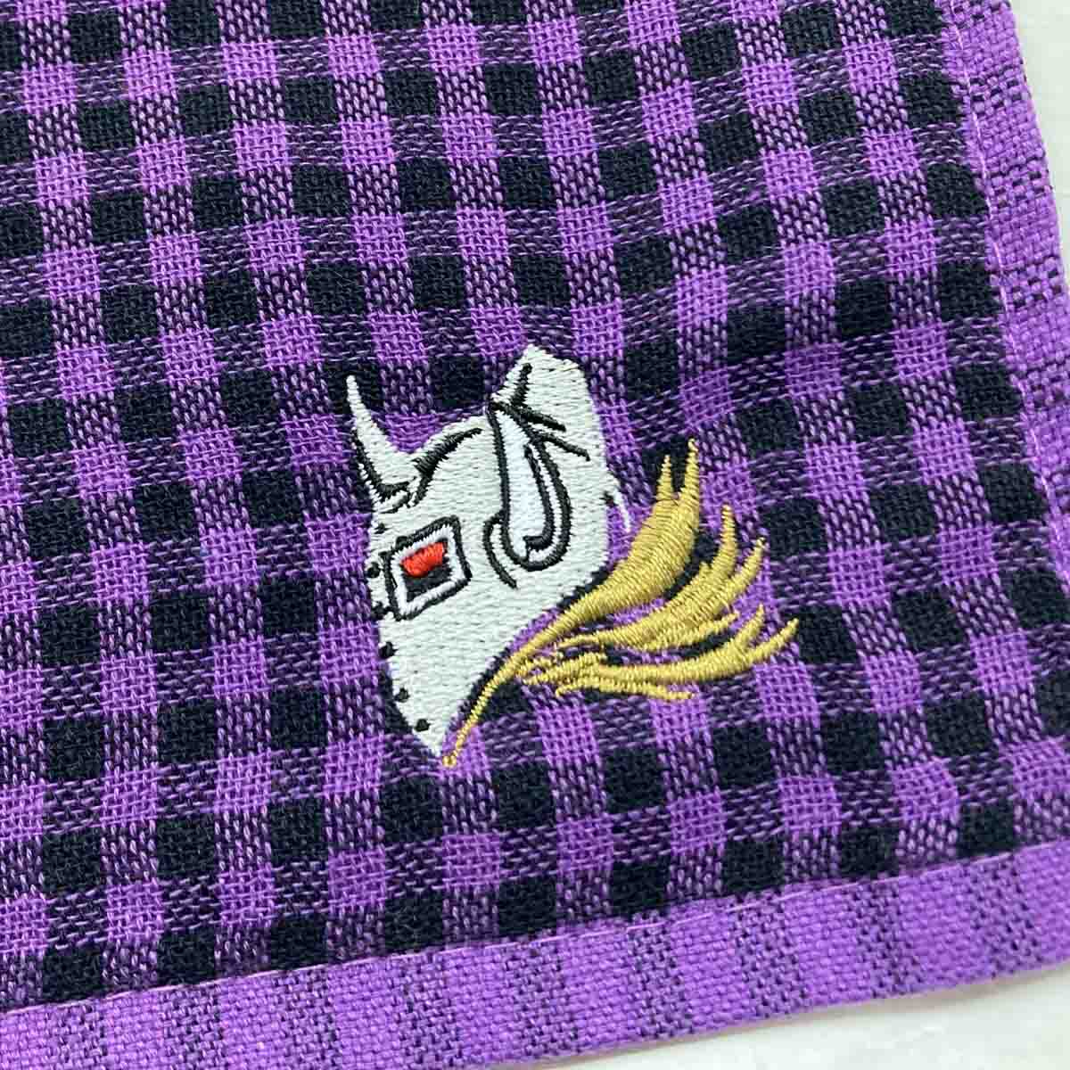 KMC 悪魔将軍 刺繍タオルハンカチ