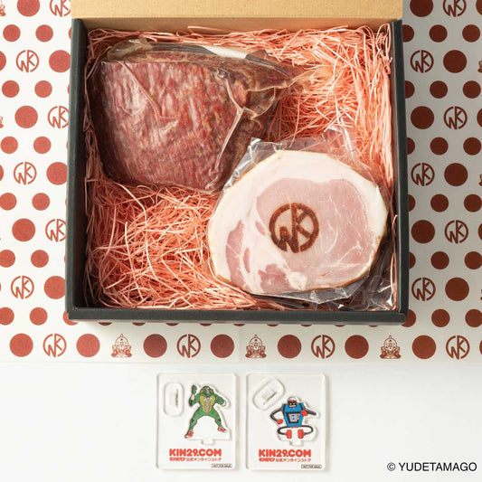 【数量限定】キン肉マン 鹿児島特選 肉ギフト Vol.4「ステカセキング&スニゲーター」ミニアクリルスタンドセット【2024年4月中旬お届け分】