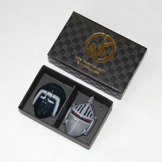 有田焼キン肉マン箸置 2個セット 赤絵