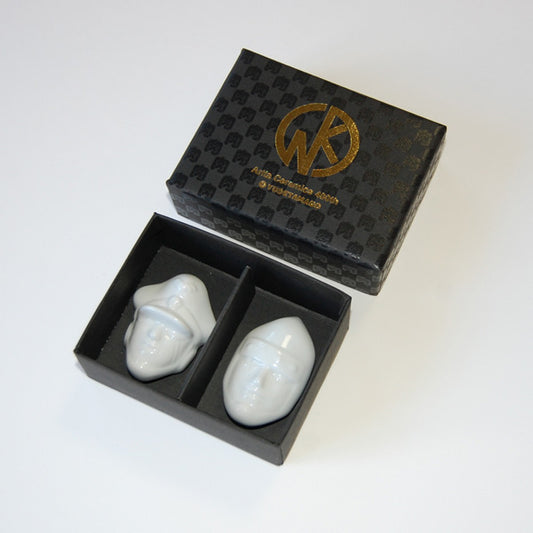 有田焼キン肉マン箸置-第2弾- 2個セット 白磁