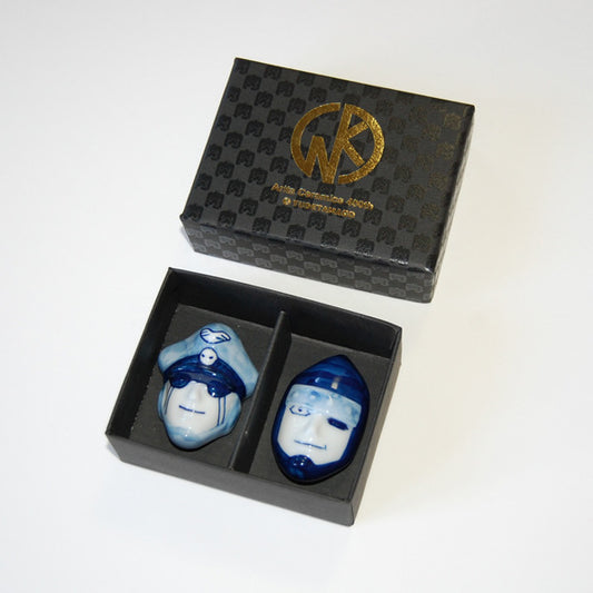 有田焼キン肉マン箸置-第2弾- 2個セット 染付