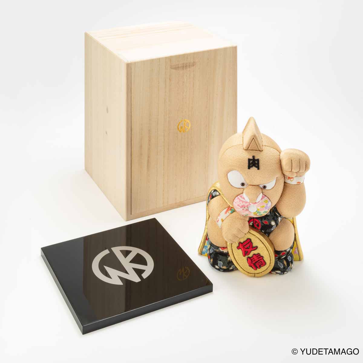 数量限定】江戸木目込人形 キン肉マン [スグル招き猫 王族コスチューム