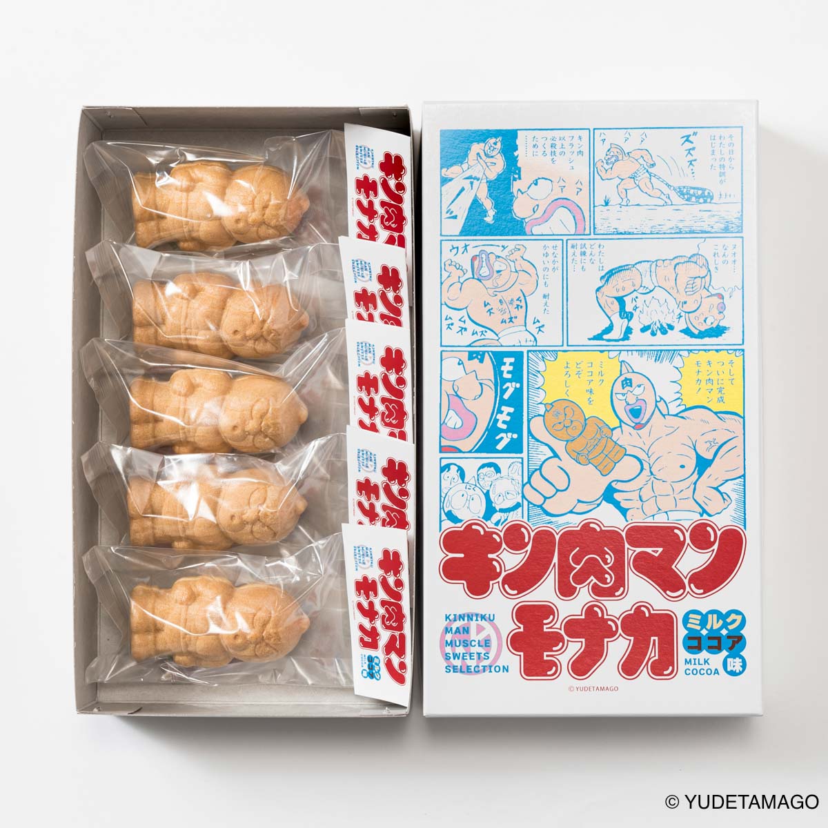 HKDSTOY「キン肉マンモナカ ミルクココア味」5個入（ひつじや謹製 
