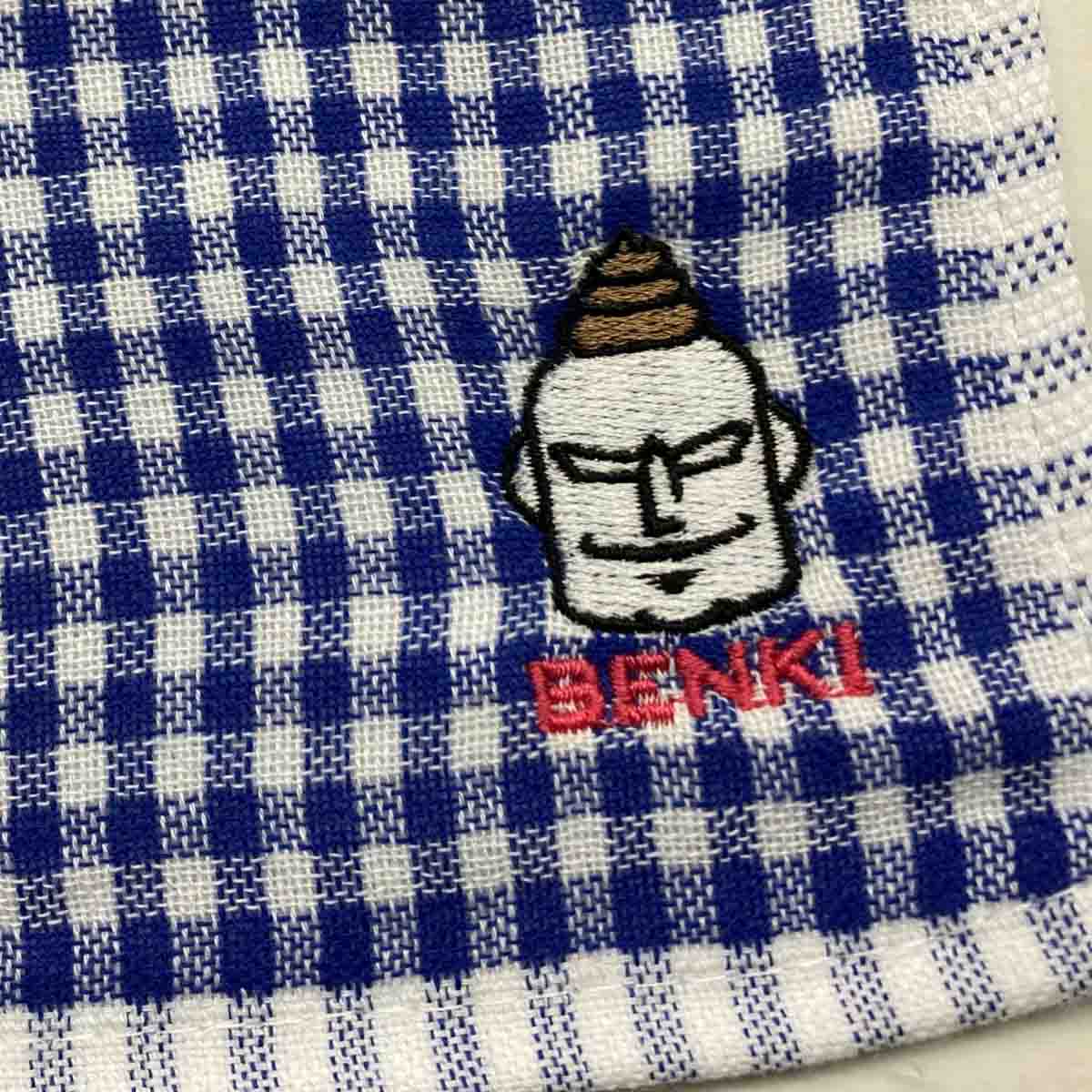 KMC ベンキマン 刺繍タオルハンカチ
