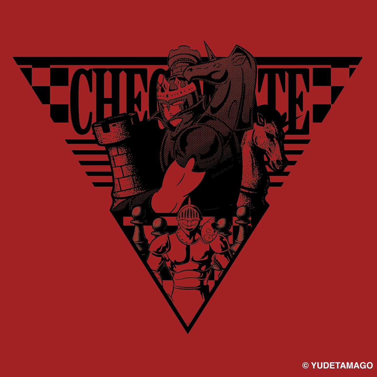 TOHOKU チェックメイト Tシャツ