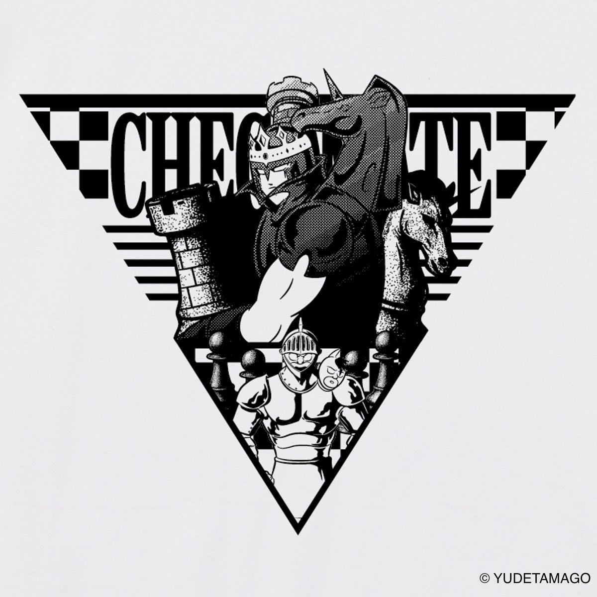 TOHOKU チェックメイト Tシャツ