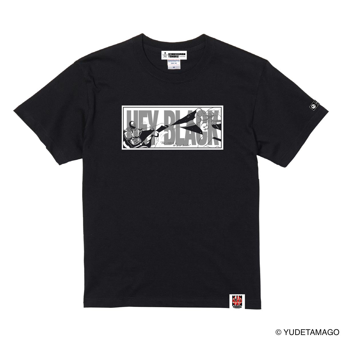 TOHOKU HEYブラック Tシャツ