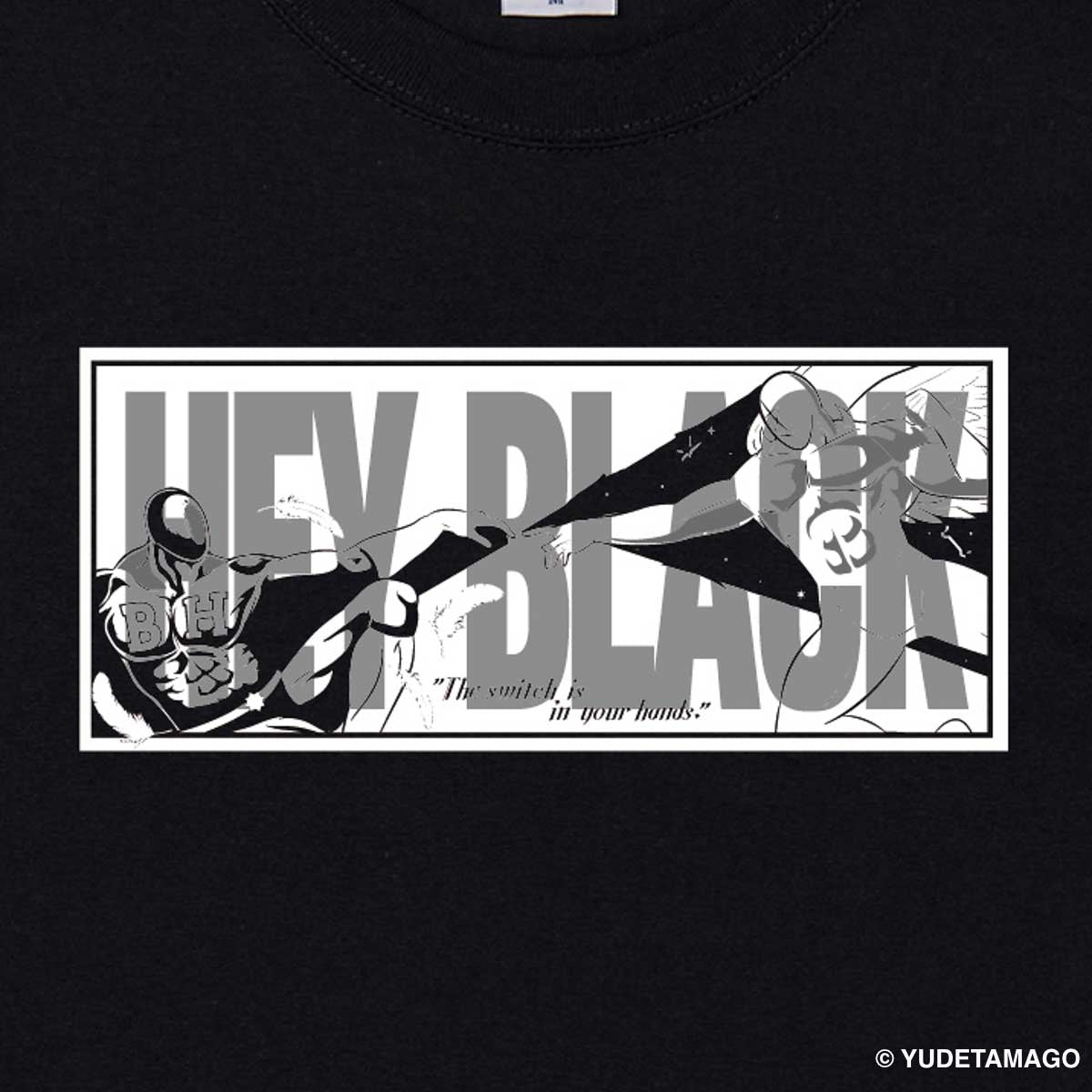 TOHOKU HEYブラック Tシャツ – キン肉マン公式オンラインストア KIN29.COM