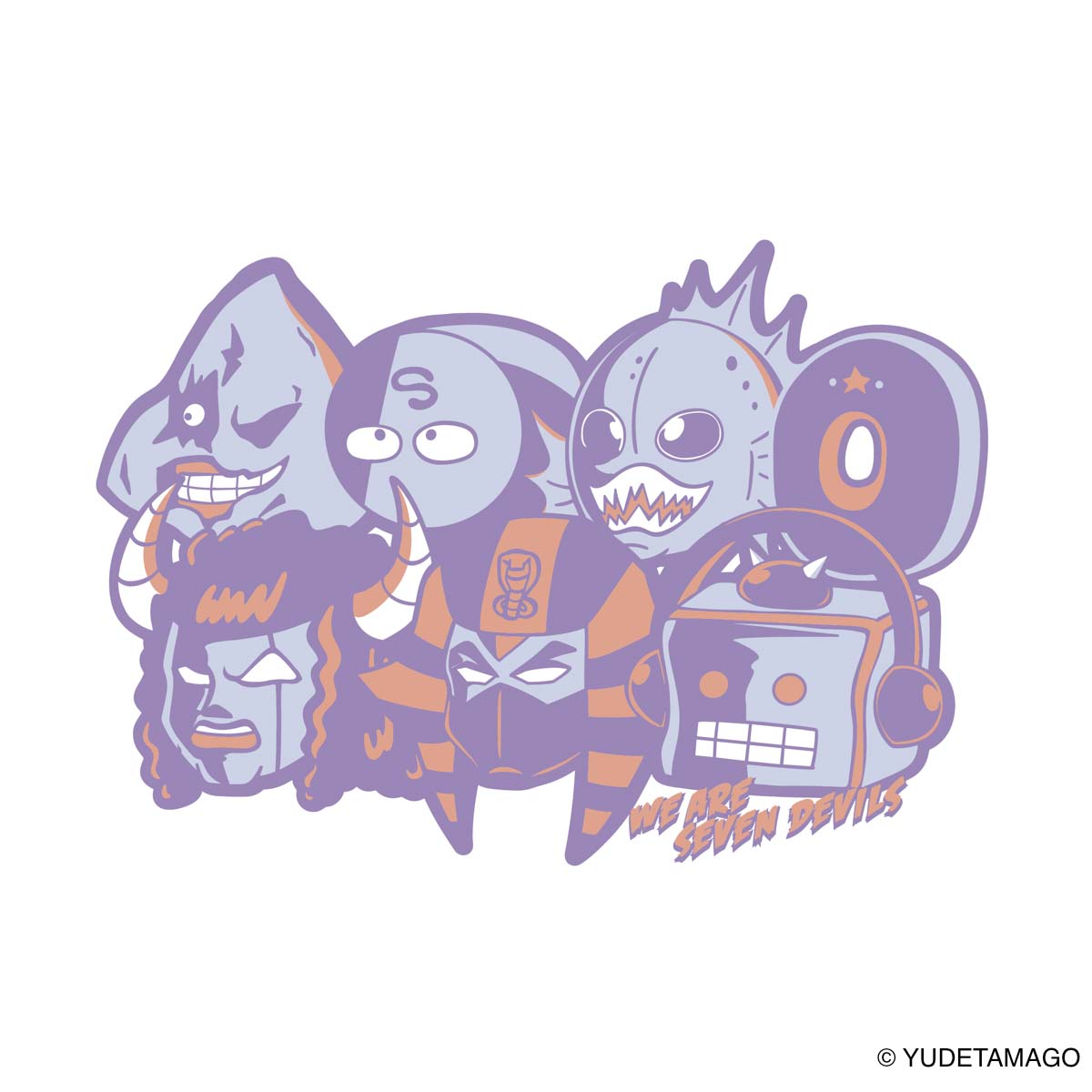TOHOKU ウィーアーセブンデビル Tシャツ
