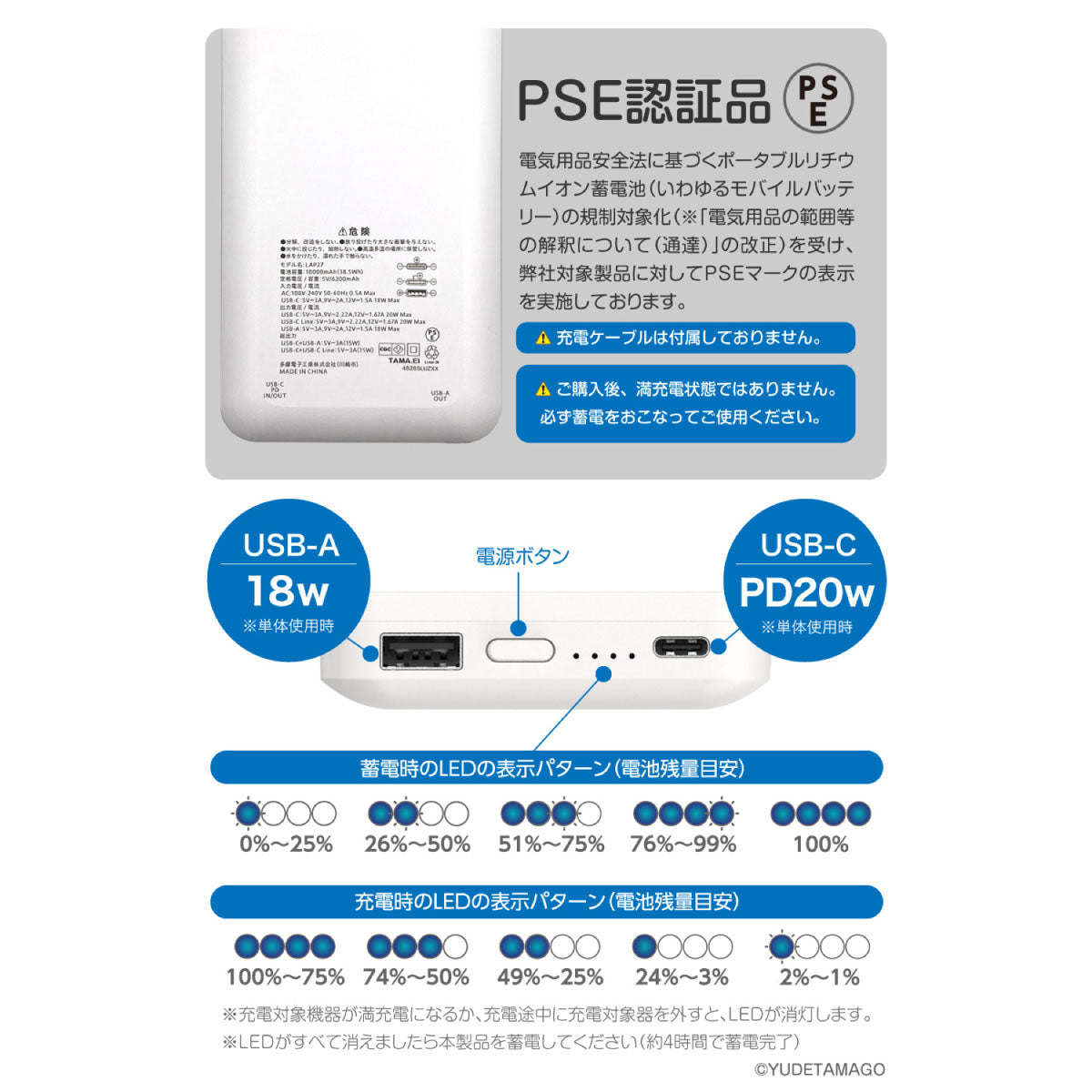 キン肉マン ACモバイルバッテリー 10000mAh