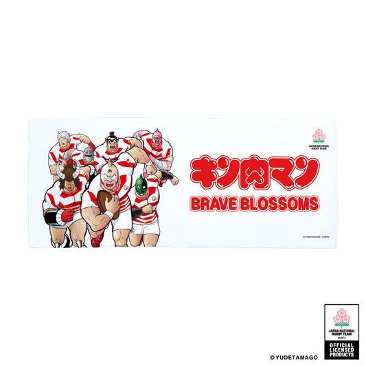 キン肉マン × ラグビー日本代表 ハイブリッドフェイスタオル